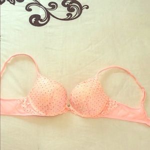 Body By Victoria Pink Push Up Bra